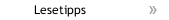 Lesetipps Lesetipps